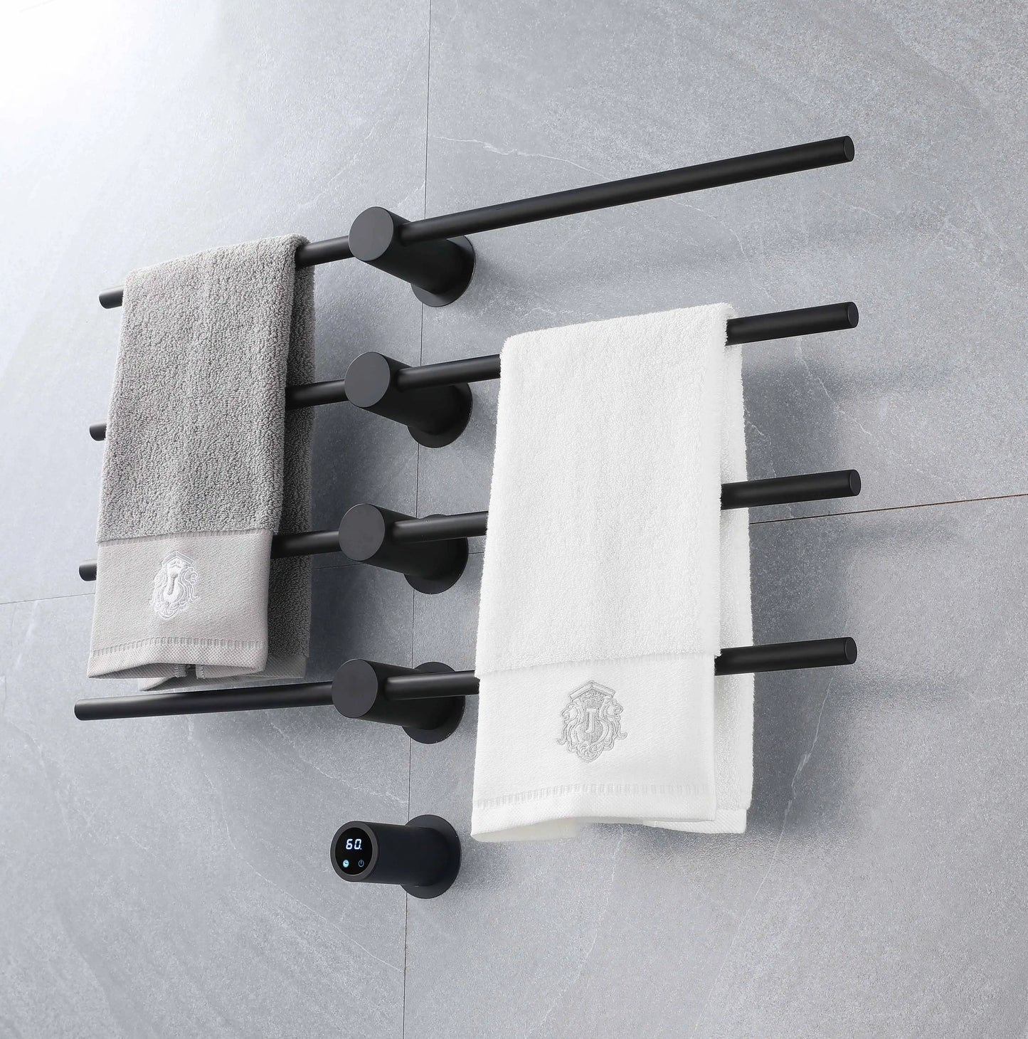 Home Standard | Electric Heated Towel Rail – Smart Control Towel Warmer SS304 Hidden Wire