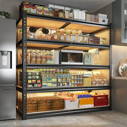 5-Tier Heavy Duty Metal Shelving Unit – Adjustable Storage Rack