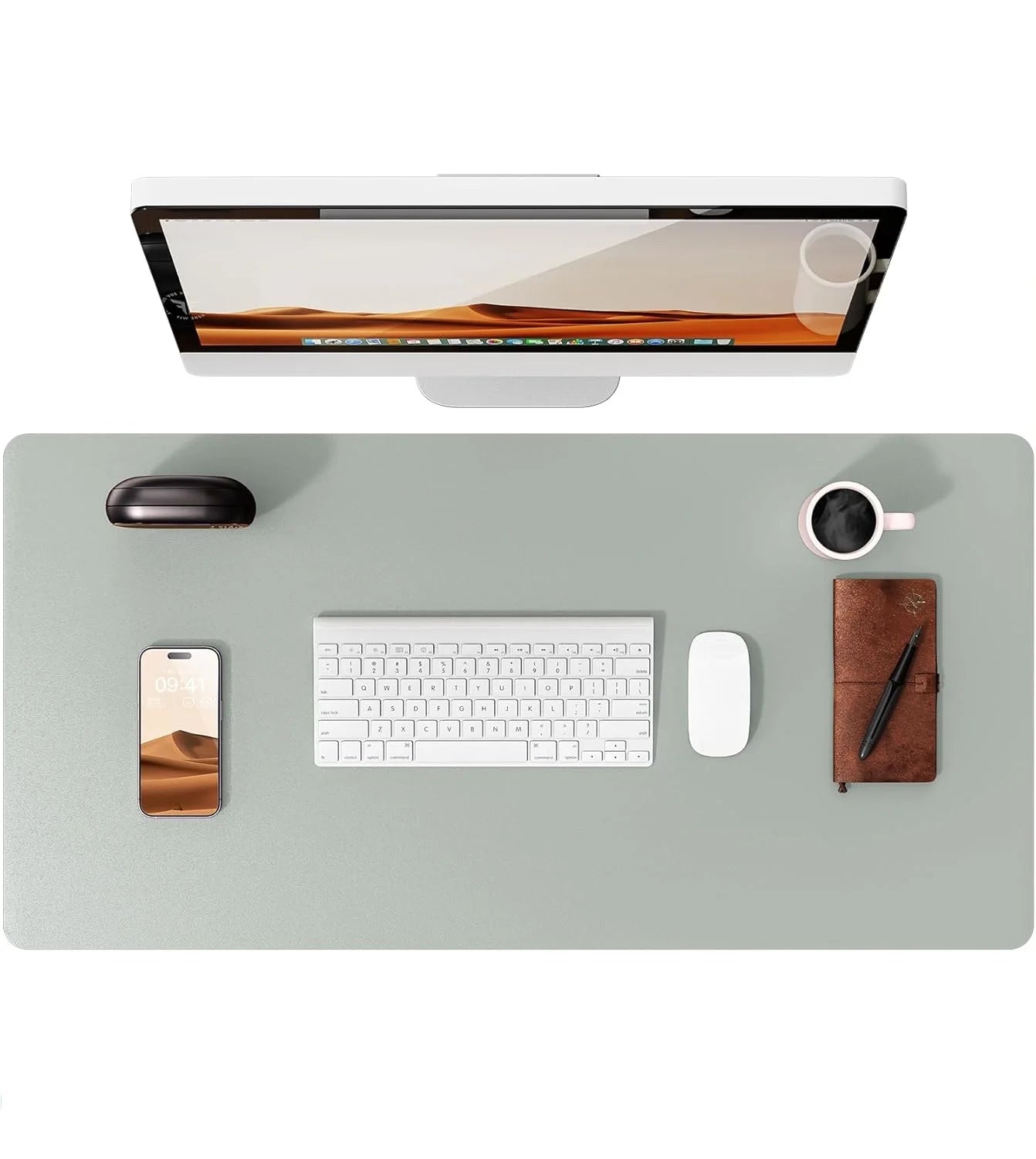 Premium PU Leather Desk Mat