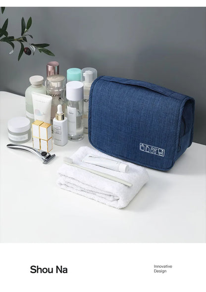 Hanging Toiletry Bag – Polyester Travel Cosmetic Organizer
