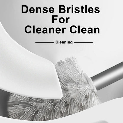 Space Aluminum Long Handle Toilet Brush – Wall Mounted Toilet Cleaning Set