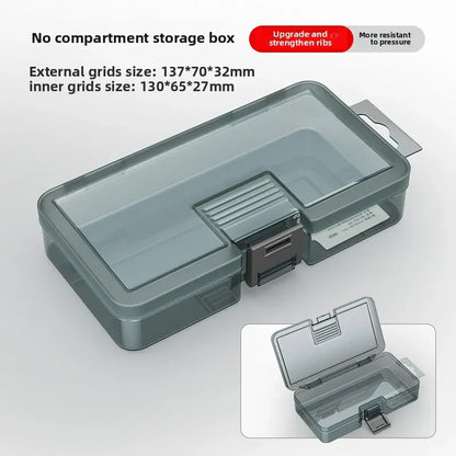 Plastic Tool Organizer Box – Adjustable Dividers, 198x135mm