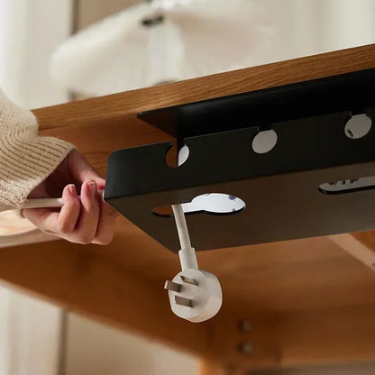 Under Desk Cable Management Tray – No-Drill Clamp Organizer
