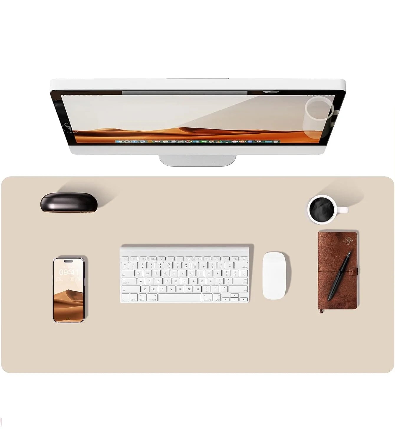 Premium PU Leather Desk Mat