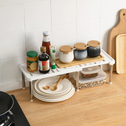 Telescopic Storage Shelf – Retractable Under Sink Organizer
