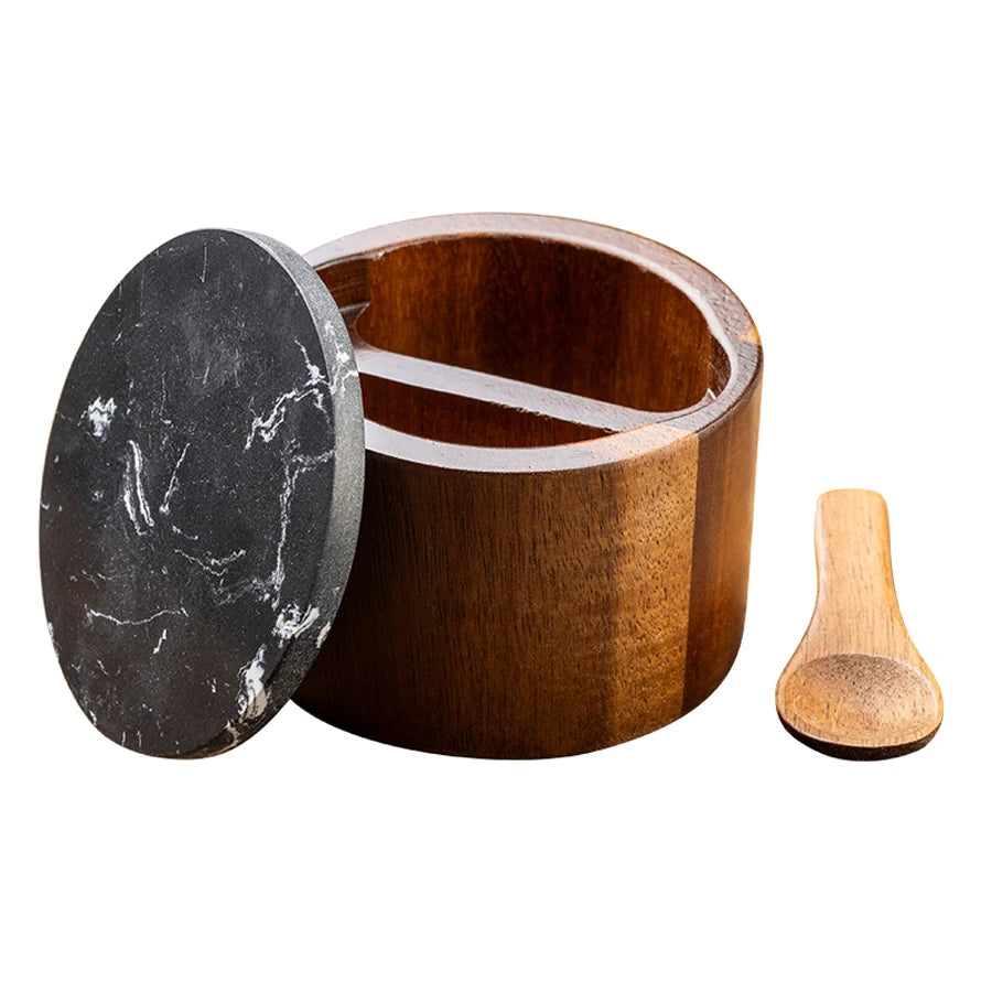 Wood Spice Jars