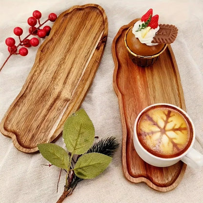 Organic Acacia Wood Tray