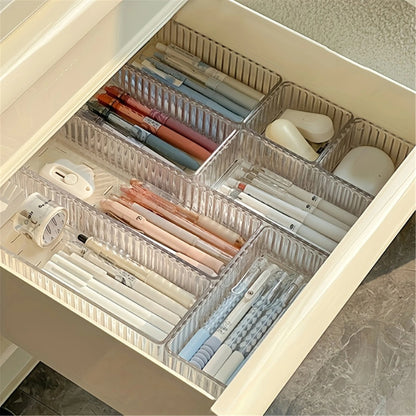Stackable Acrylic Makeup Organizer – Adjustable Modular Trays
