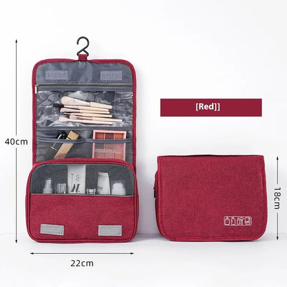 Hanging Toiletry Bag – Polyester Travel Cosmetic Organizer