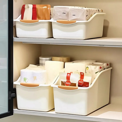 Under Sink Organizer – Pull-Out Plastic Storage Bins, 2/3 Pcs