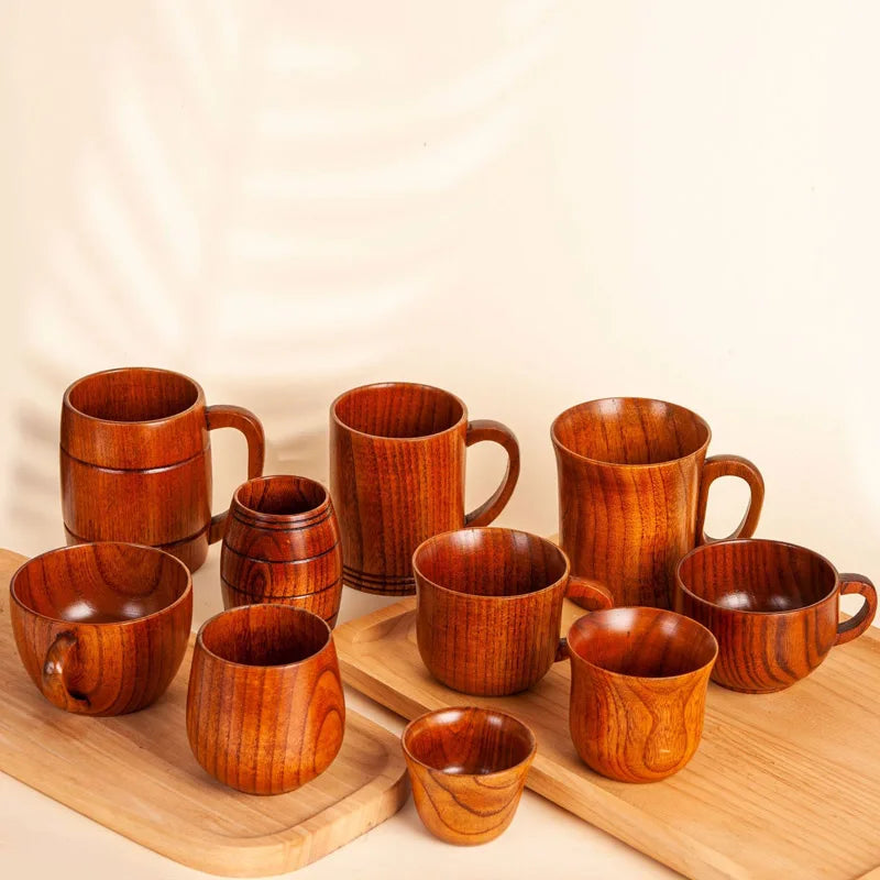 Acacia Wood Cups