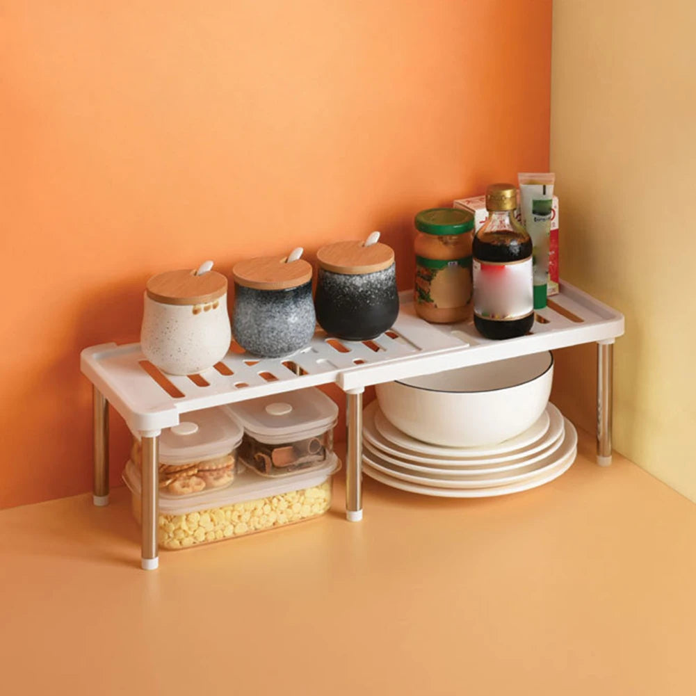 Telescopic Storage Shelf – Retractable Under Sink Organizer