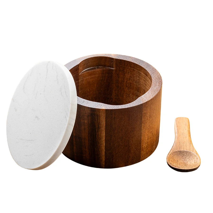 Wood Spice Jars