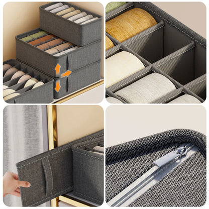 Drawer Organizer – Foldable Fabric Storage Box for Underwear
