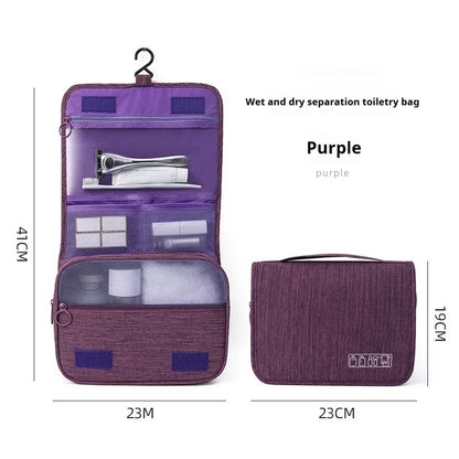 Hanging Toiletry Bag – Polyester Travel Cosmetic Organizer