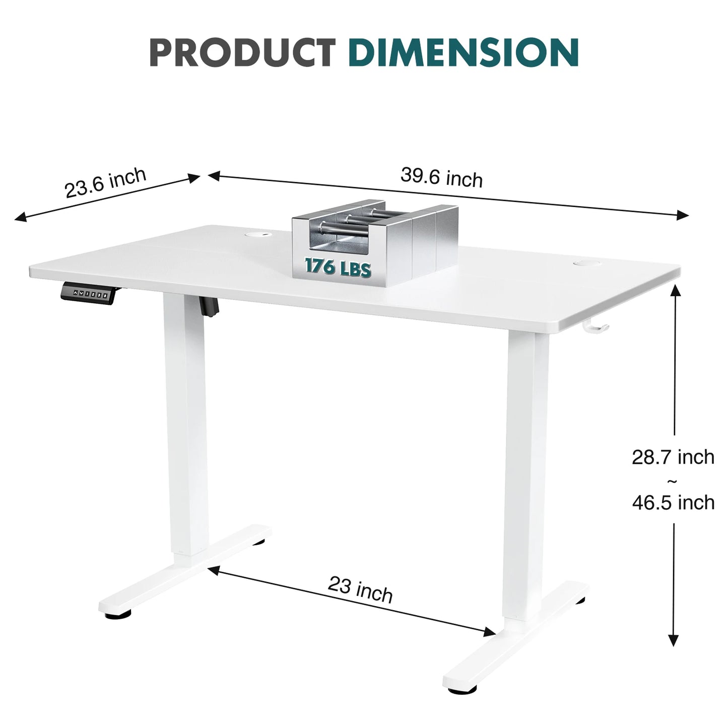 Electric Standing Desk – Height Adjustable for Home Office
