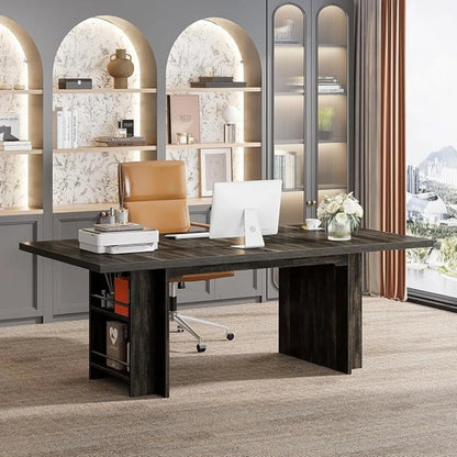 Large Home Office Desk with Storage