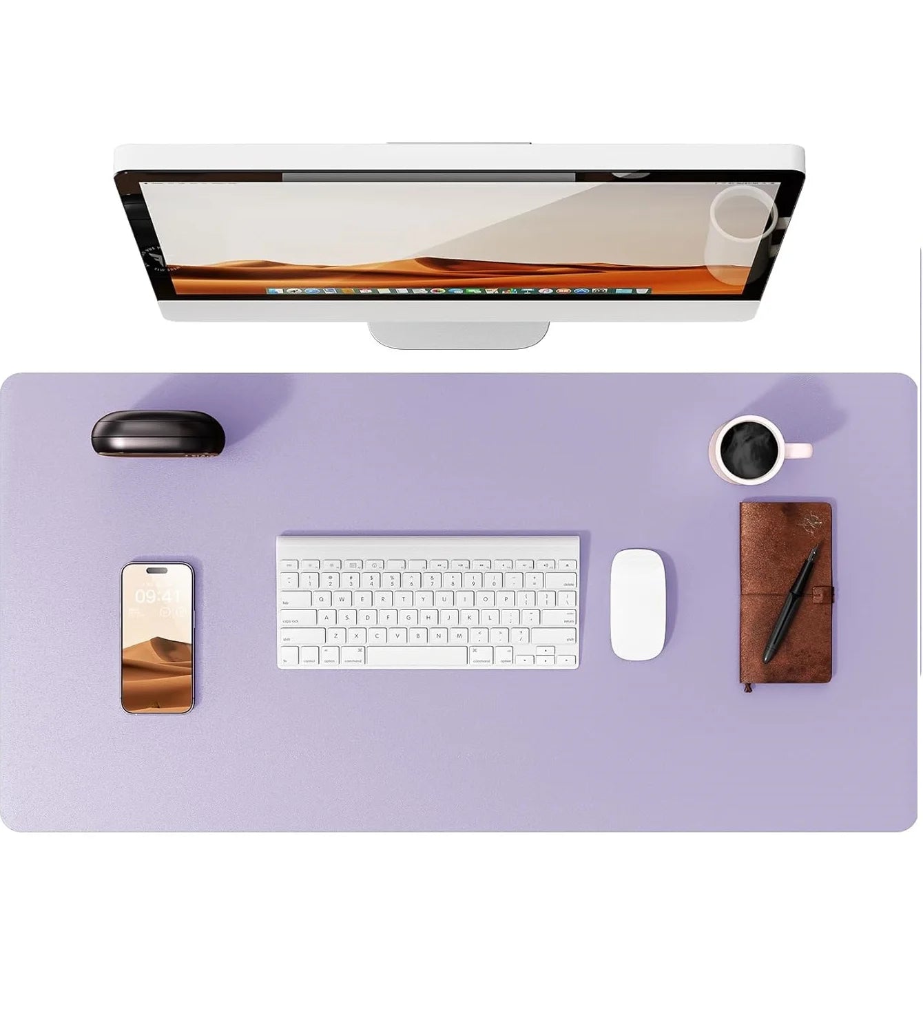 Premium PU Leather Desk Mat
