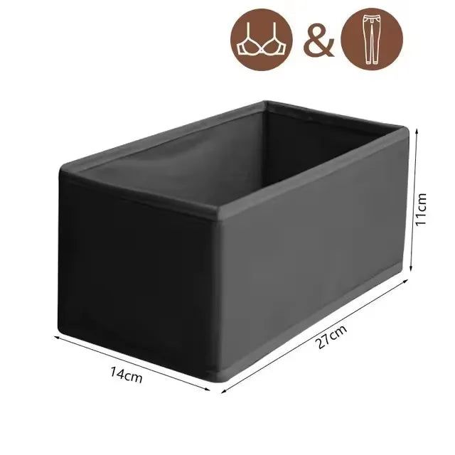 Foldable Drawer Organizer – Non-Woven Fabric Storage Box for Clothes