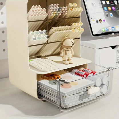 Multi-Layer Desk Organizer | Large Capacity Pencil Holder