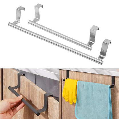 Stainless Steel Towel Rack – Kitchen & Bathroom Sink Holder