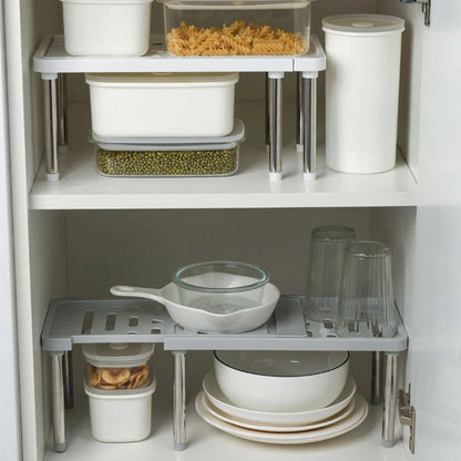 Telescopic Storage Shelf – Retractable Under Sink Organizer