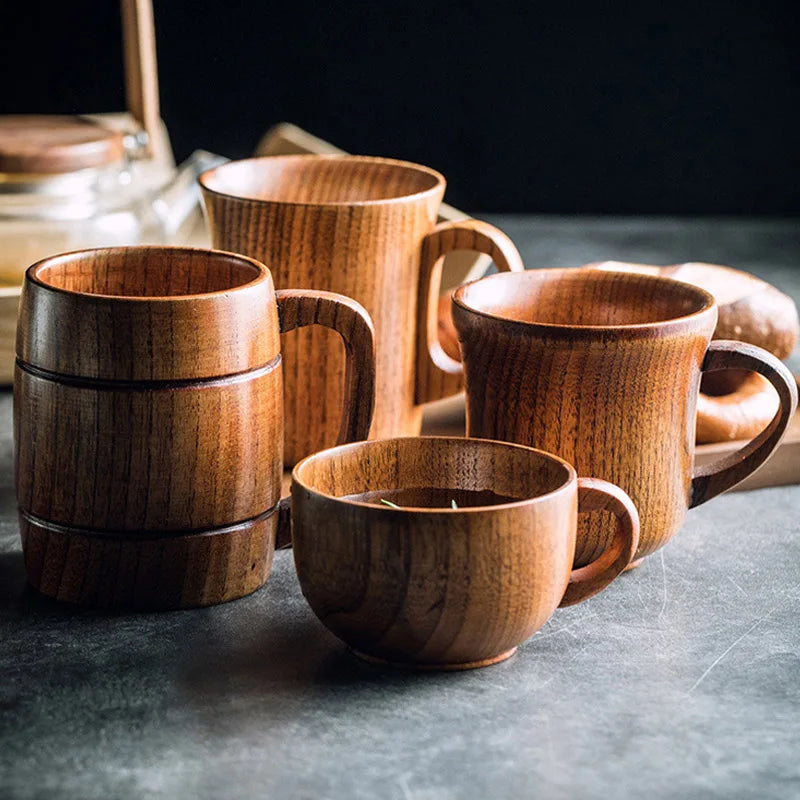 Acacia Wood Cups