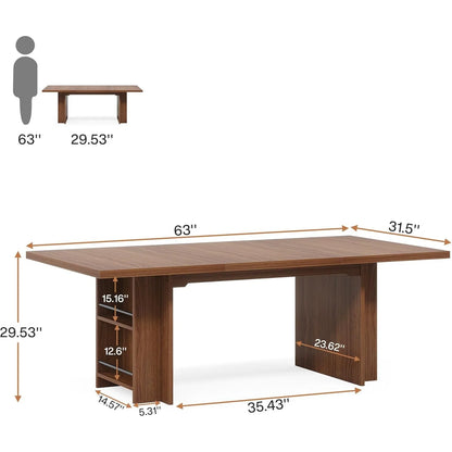 Large Home Office Desk with Storage