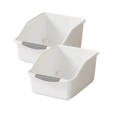 Under Sink Organizer – Pull-Out Plastic Storage Bins, 2/3 Pcs
