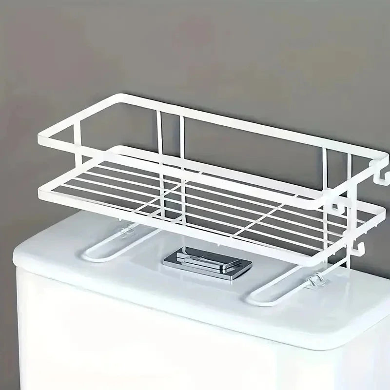 Over The Toilet Storage Shelf – Single Tier Floor Rack