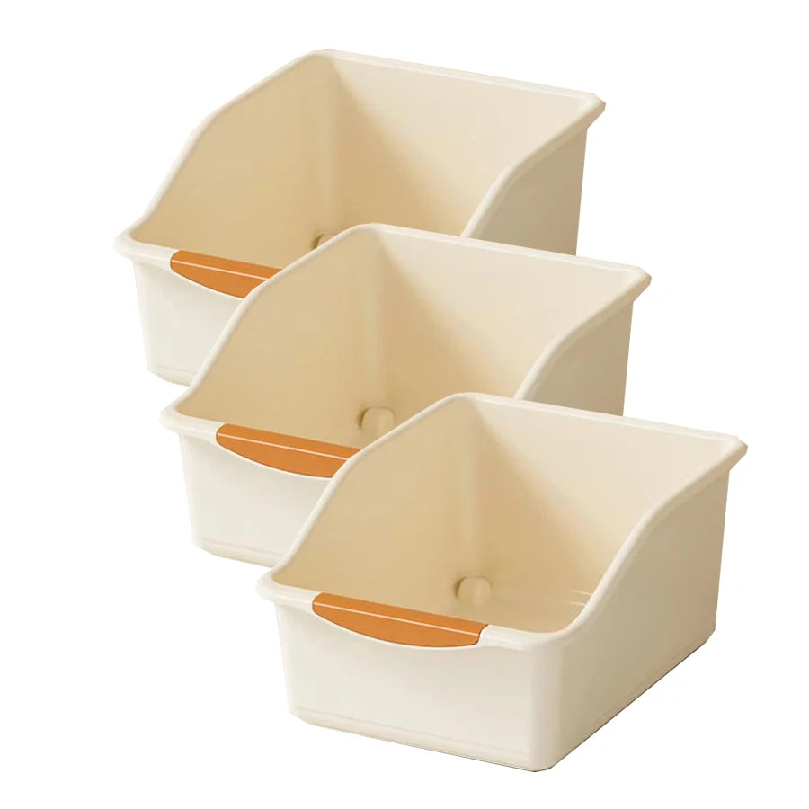 Under Sink Organizer – Pull-Out Plastic Storage Bins, 2/3 Pcs