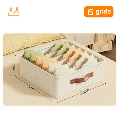 Drawer Organizer – Foldable Fabric Storage Box for Underwear