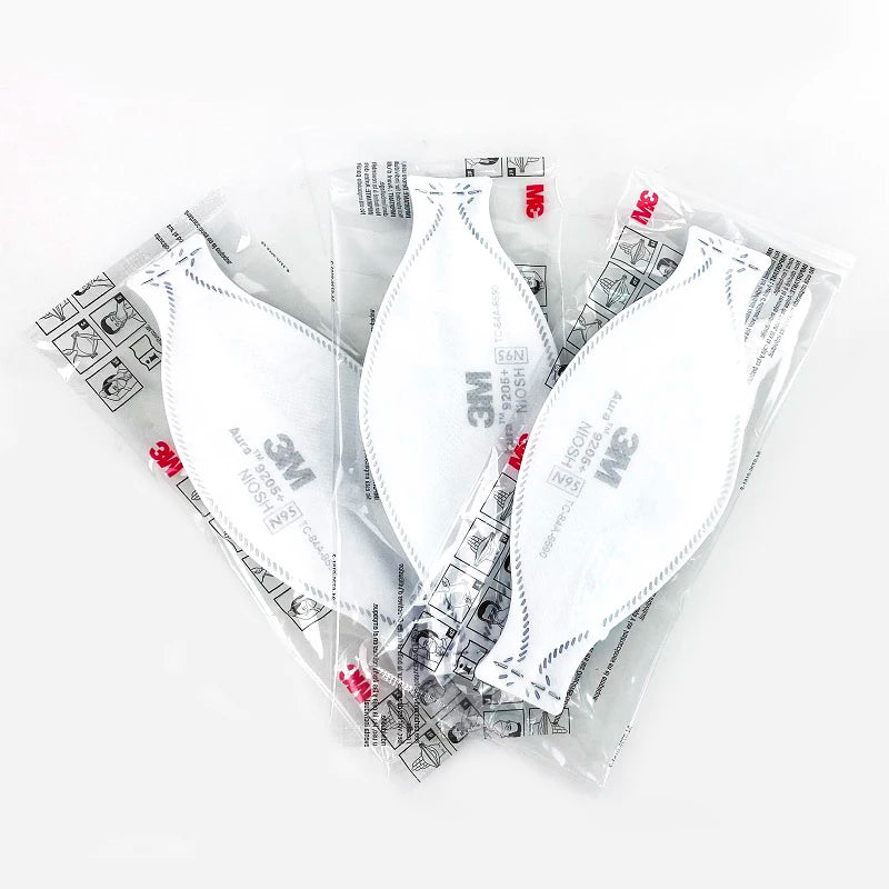 3M 9205+ Aura N95 Particulate Respirator – NIOSH Approved Safety Mask