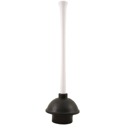 Twist Toilet Plunger with Storage Caddy – 360° Concealment, Dual-End Design