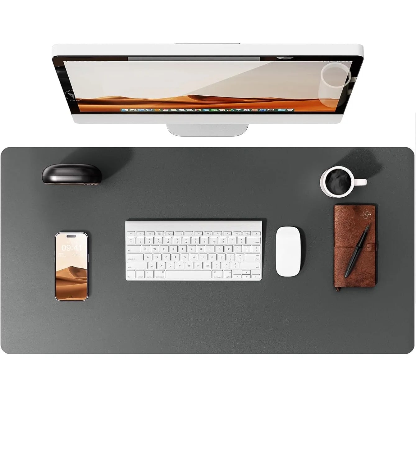 Premium PU Leather Desk Mat