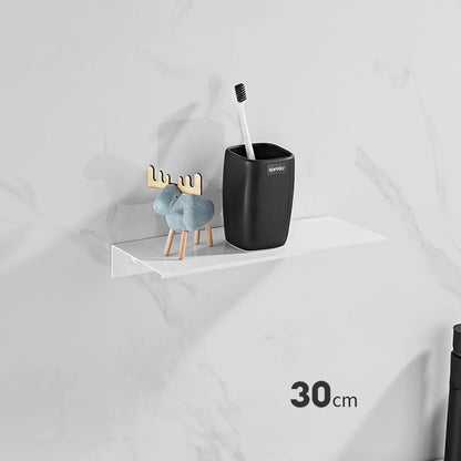 Aluminum Floating Shelf – Wall Mounted Storage for Bathroom & Room Decor
