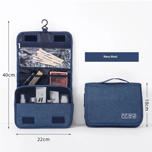 Hanging Toiletry Bag – Polyester Travel Cosmetic Organizer