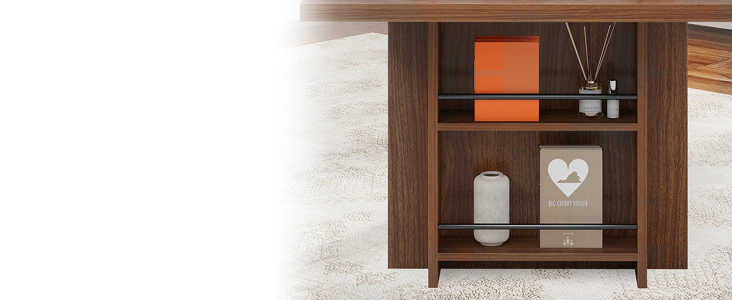 Large Home Office Desk with Storage