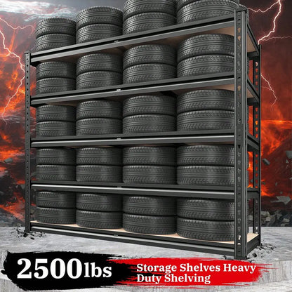 5-Tier Heavy Duty Metal Shelving Unit – Adjustable Storage Rack