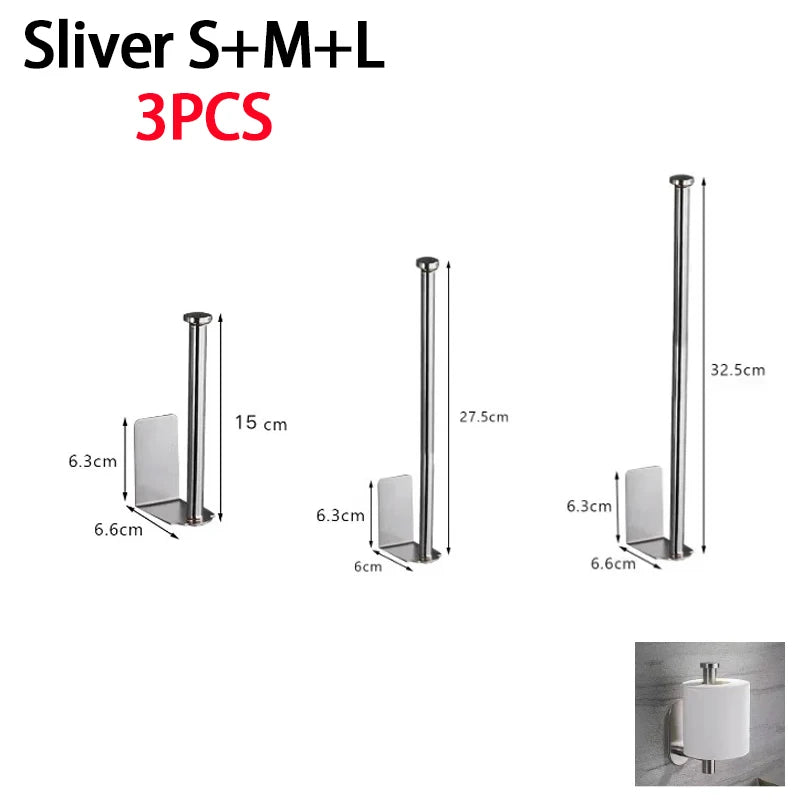 Stainless Steel Paper Towel Holder – Under Sink Storage Rack