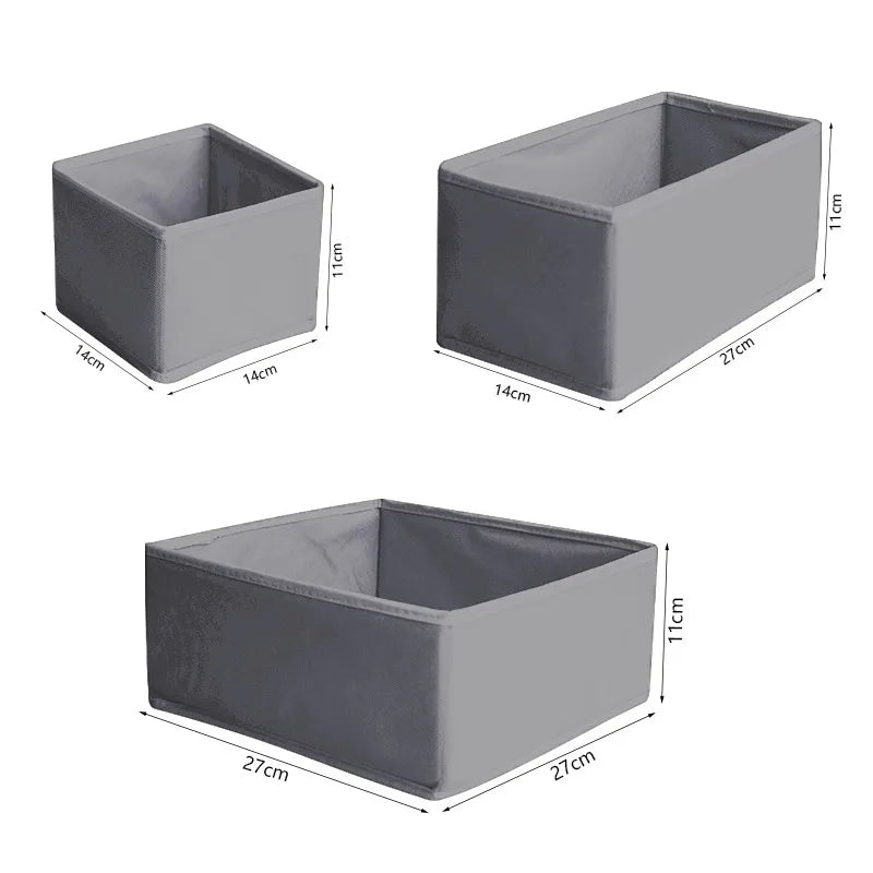 Foldable Drawer Organizer – Non-Woven Fabric Storage Box for Clothes