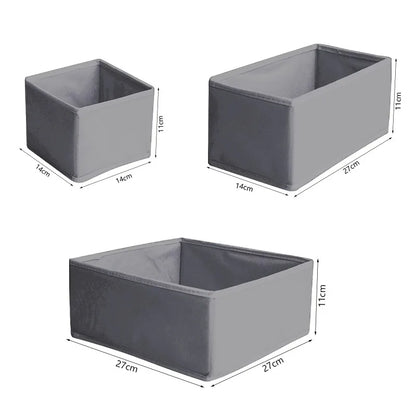 Foldable Drawer Organizer – Non-Woven Fabric Storage Box for Clothes