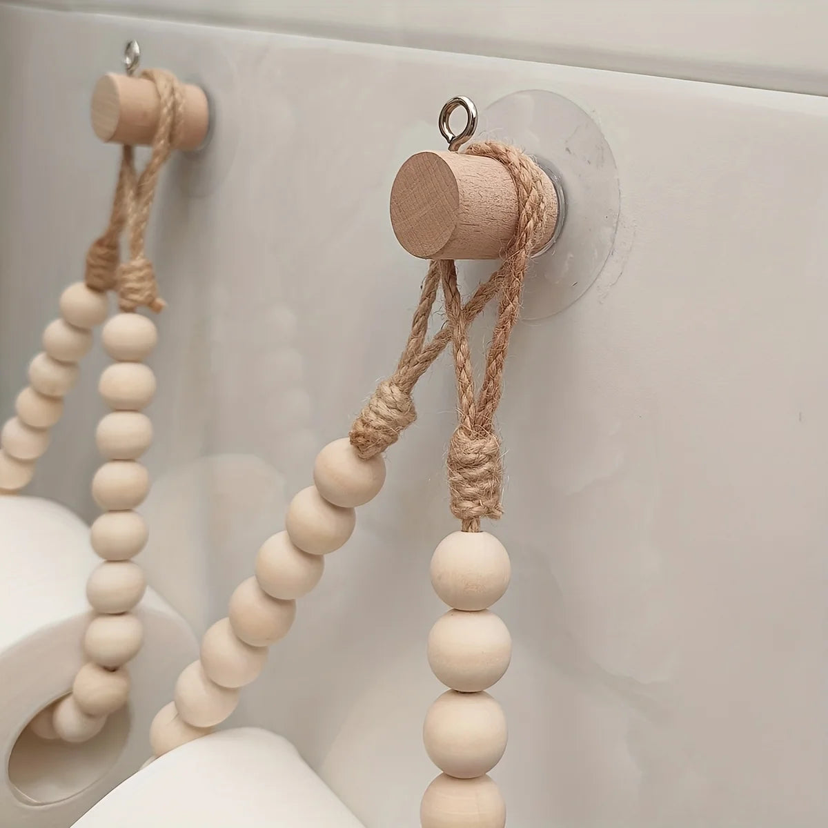 Japanese Style Wooden Toilet Paper Holder