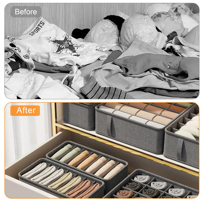 Drawer Organizer – Foldable Fabric Storage Box for Underwear