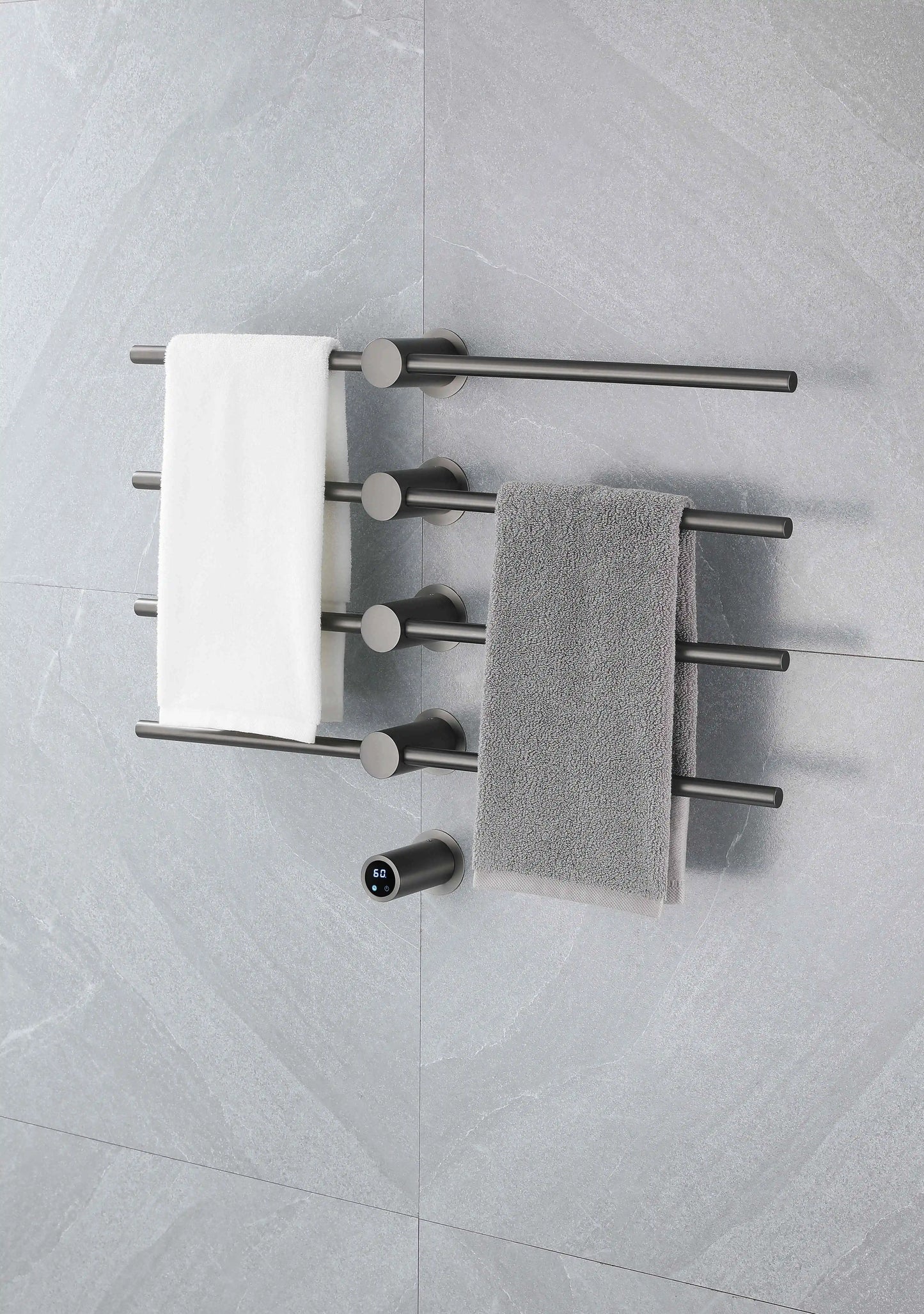 Home Standard | Electric Heated Towel Rail – Smart Control Towel Warmer SS304 Hidden Wire