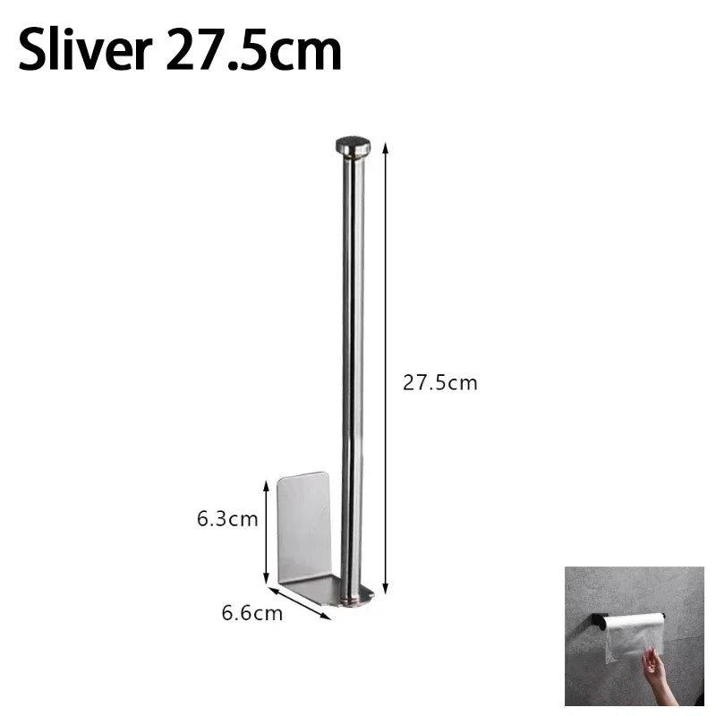 Stainless Steel Paper Towel Holder – Under Sink Storage Rack
