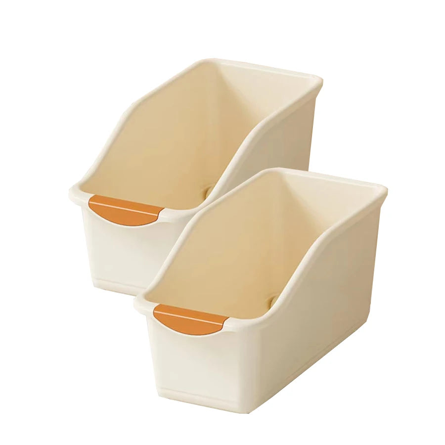 Under Sink Organizer – Pull-Out Plastic Storage Bins, 2/3 Pcs