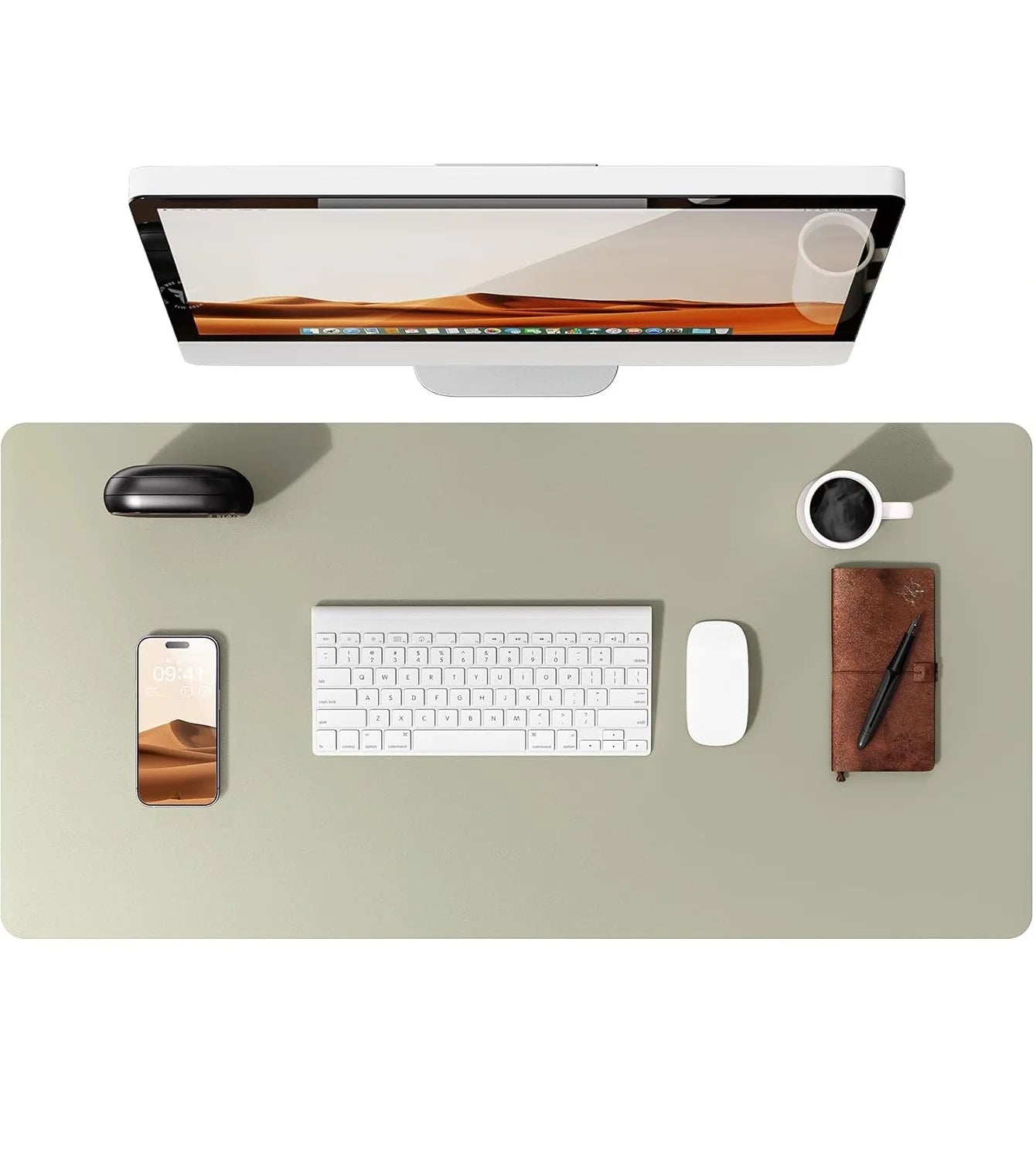 Premium PU Leather Desk Mat