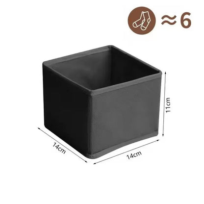 Foldable Drawer Organizer – Non-Woven Fabric Storage Box for Clothes