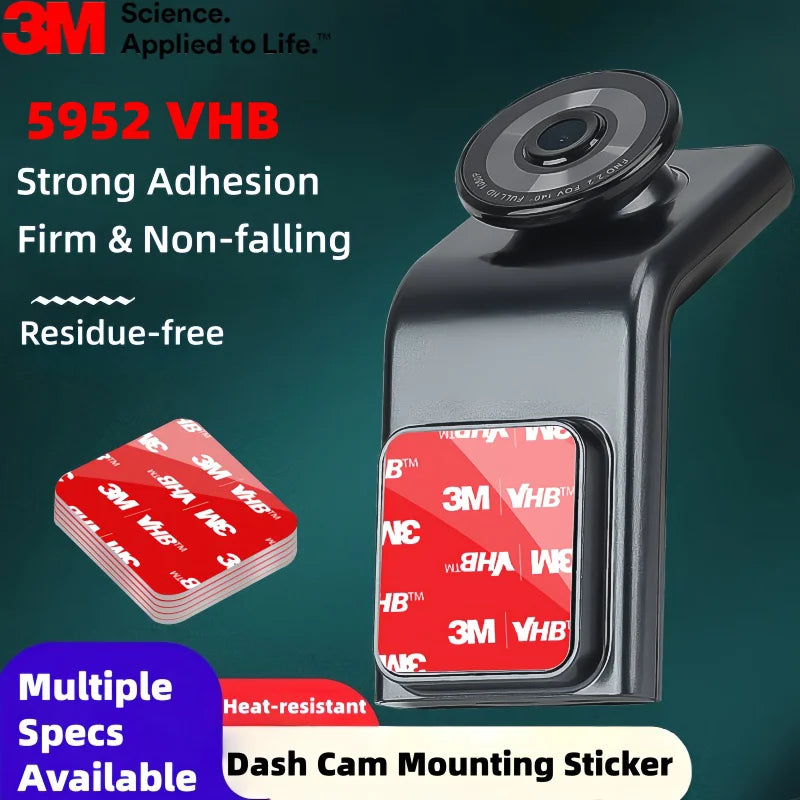 3M 5952 VHB Dashcam Mount Adhesive – Extra Strong Heat Resistant Tape